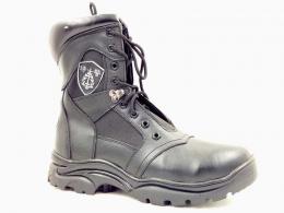 New style military boots police boots by leather material